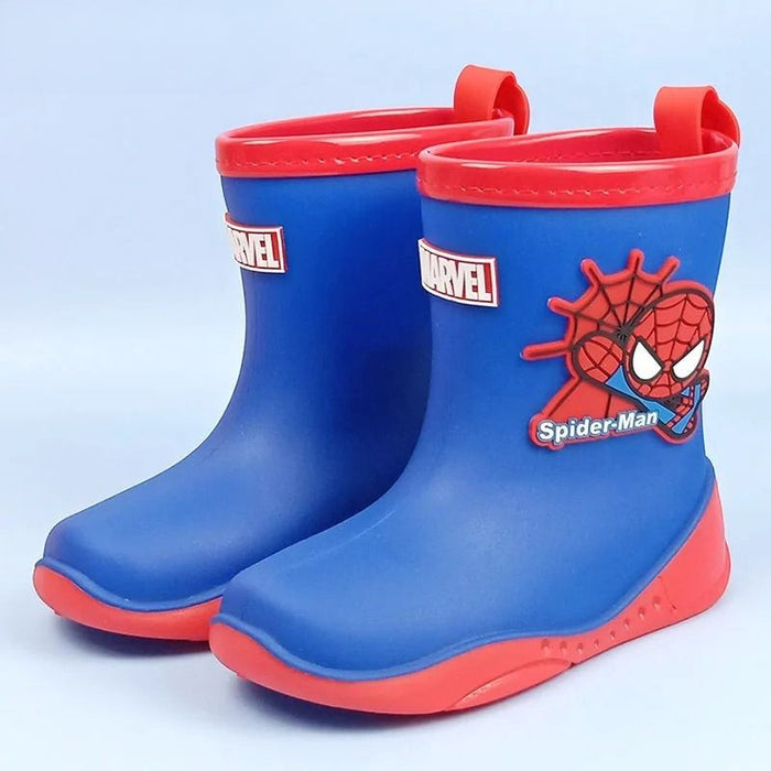Mini Spiderman Cartoon Print Rain Shoes