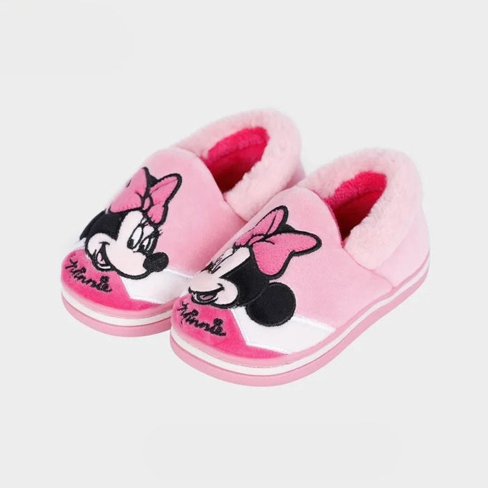 Minnie Mouse Flat Heels Slip On Warm Shoes