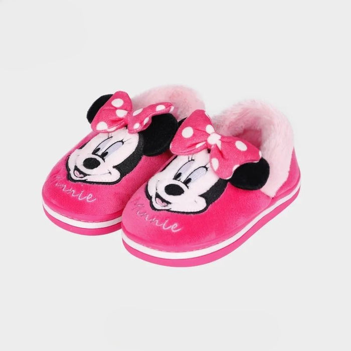 Minnie Mouse Print Slip On Warm Shoes