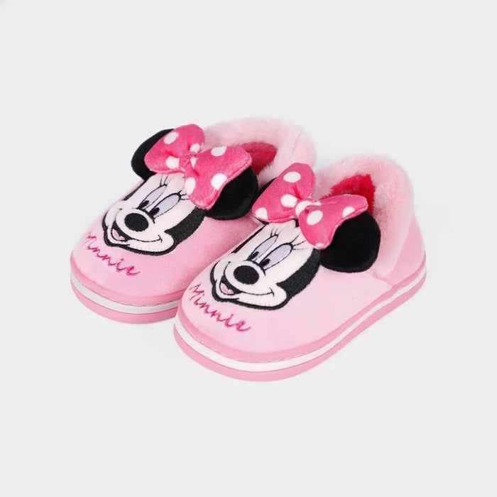 Minnie Mouse Print Slip On Warm Shoes