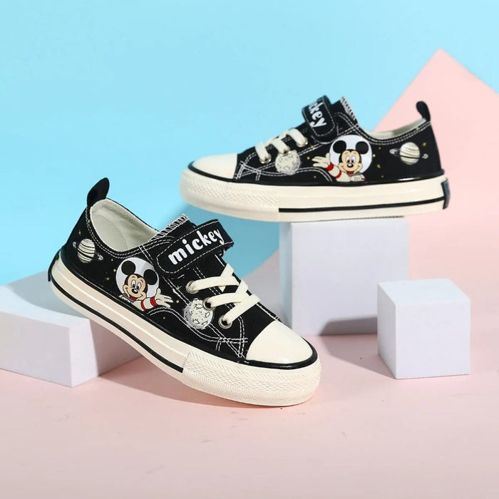 Playful Mickey Mouse Canvas Shoes