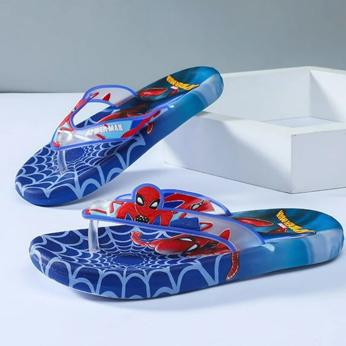 Spiderman Printed Beach Slippers