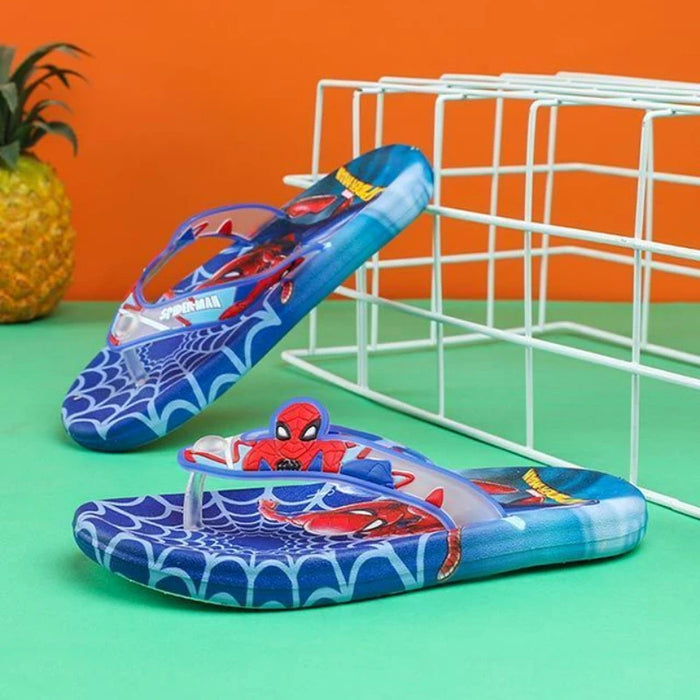 Spiderman Printed Beach Slippers