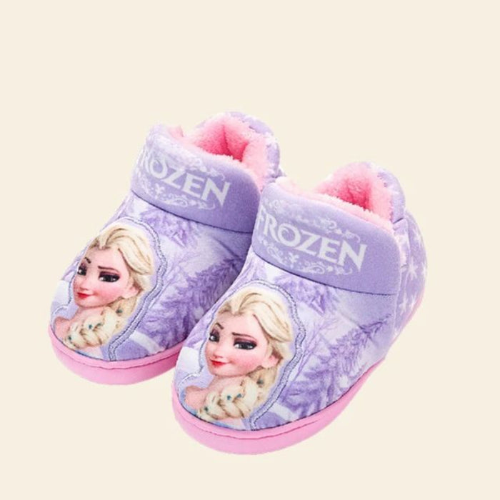 Princess Frozen Printed Platform Slippers