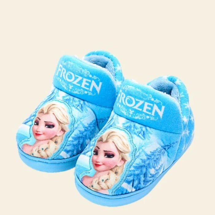 Princess Frozen Printed Platform Slippers