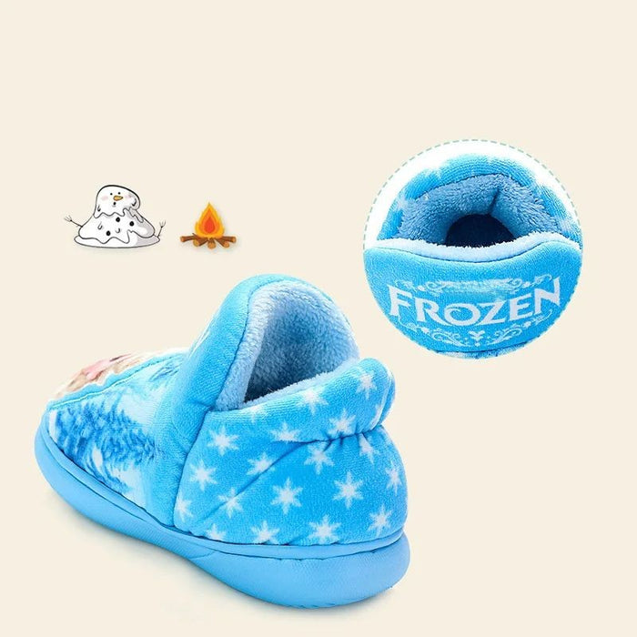 Princess Frozen Printed Platform Slippers