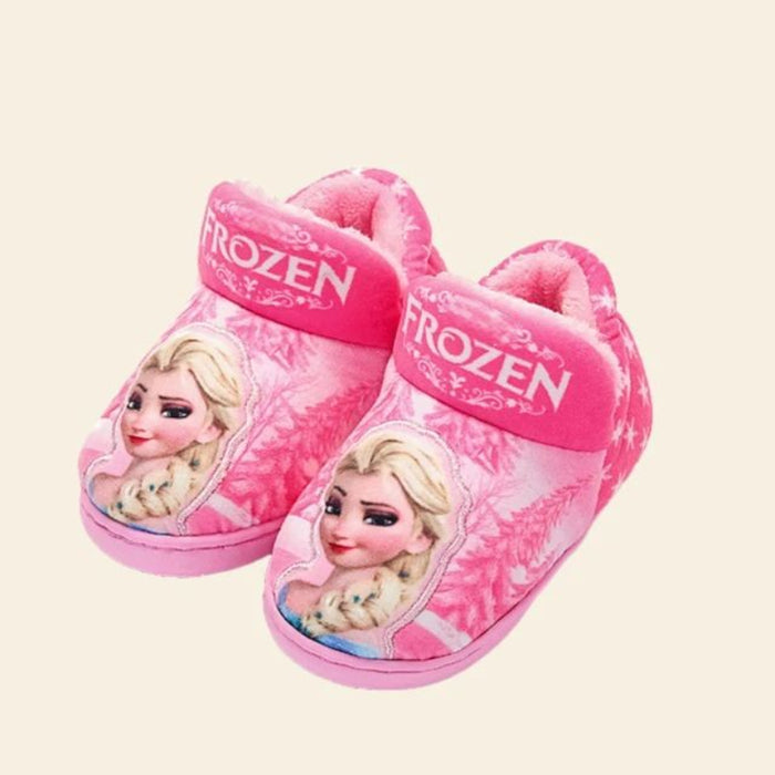 Princess Frozen Printed Platform Slippers