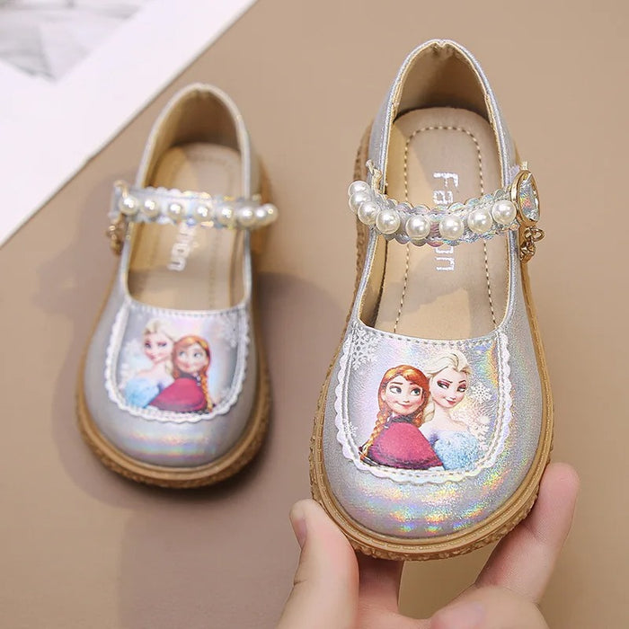 Cinderella And Frozen Princess Printed Sandals