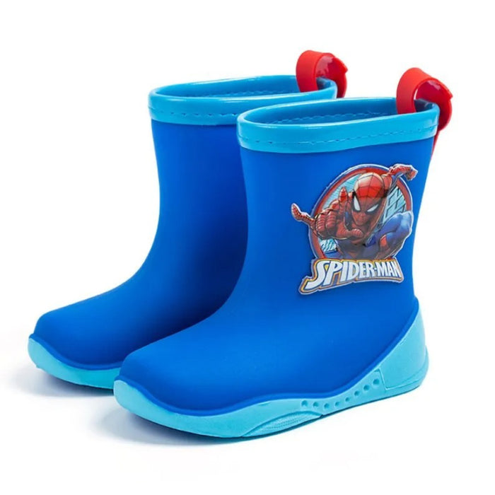 Spiderman Cartoon Print Rain Shoes