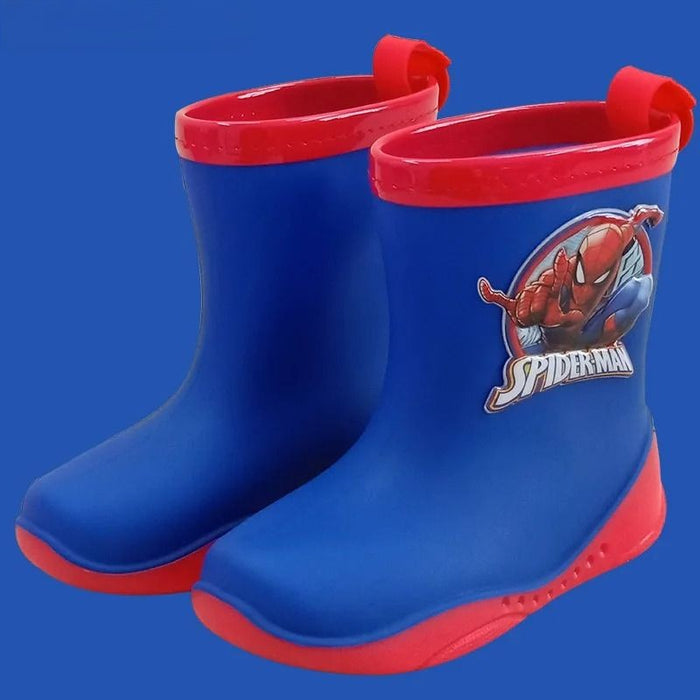 Spiderman Cartoon Print Rain Shoes