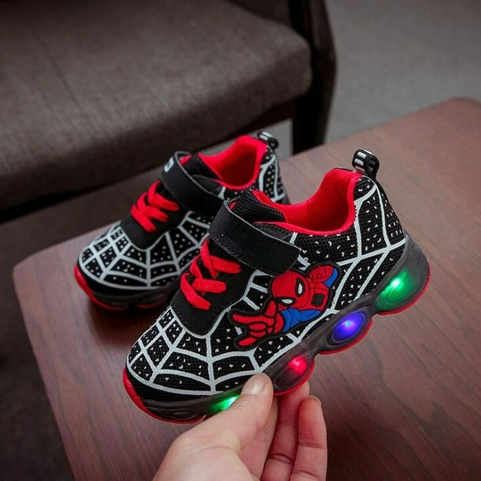 Spiderman LED Light Sneakers Shoes