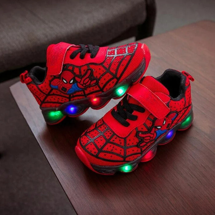 Spiderman LED Light Sneakers Shoes