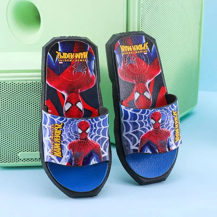 Spiderman Printed Cartoon Slippers