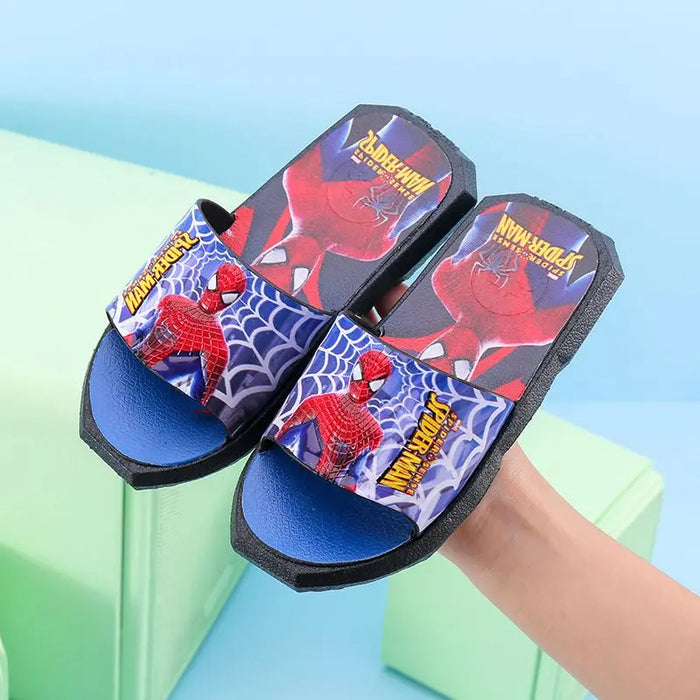 Spiderman Printed Cartoon Slippers