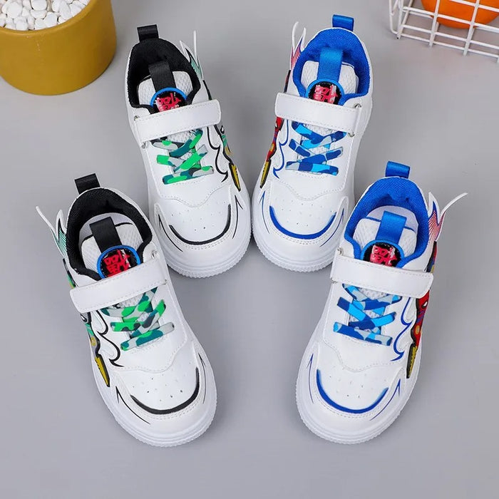 Spiderman Printed Mid Length Shoes