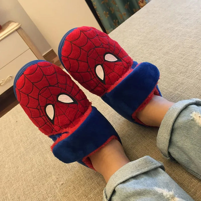 Spiderman Design Soft Slippers