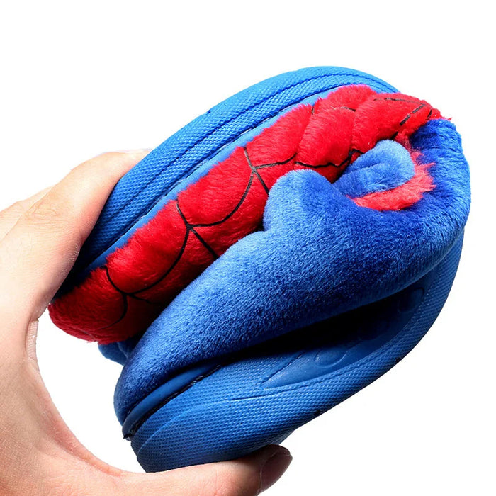 Spiderman Design Soft Slippers