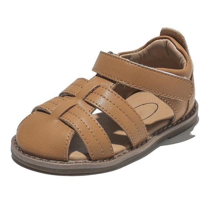 Retro Style Kids Anti Slippery Cut Out Sandals