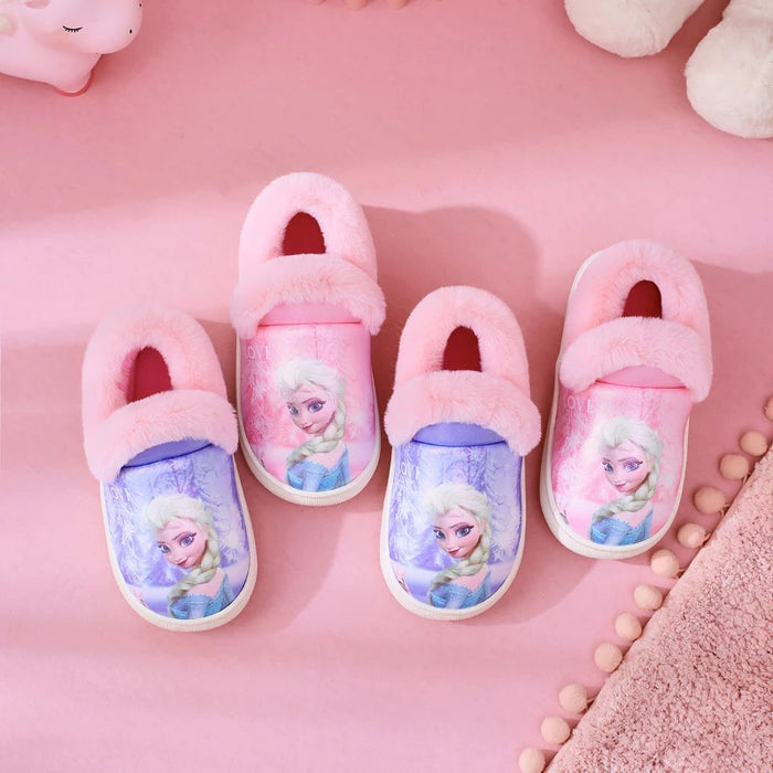 Princess Printed Warm Slippers