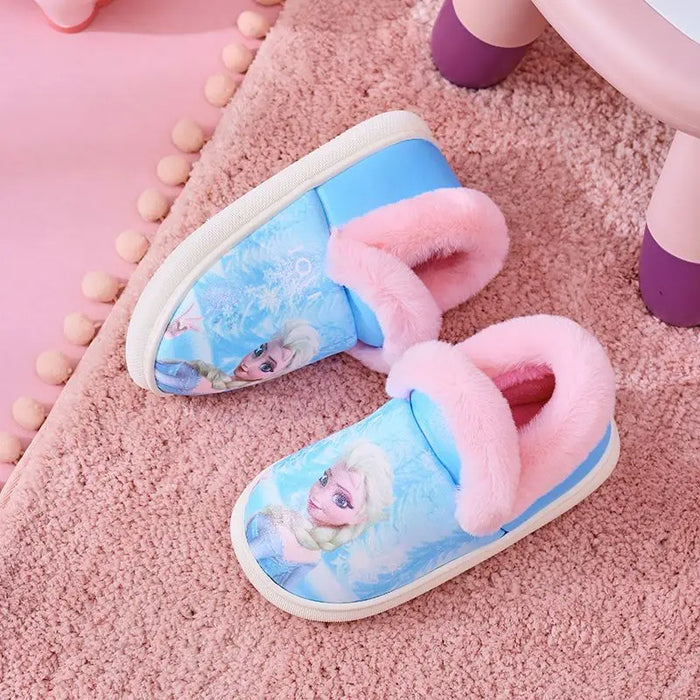 Princess Printed Warm Slippers