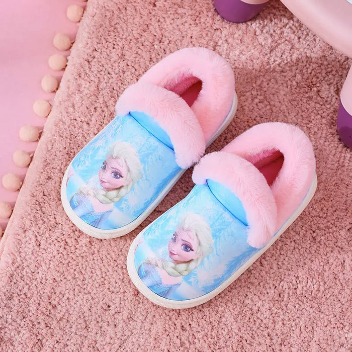 Princess Printed Warm Slippers