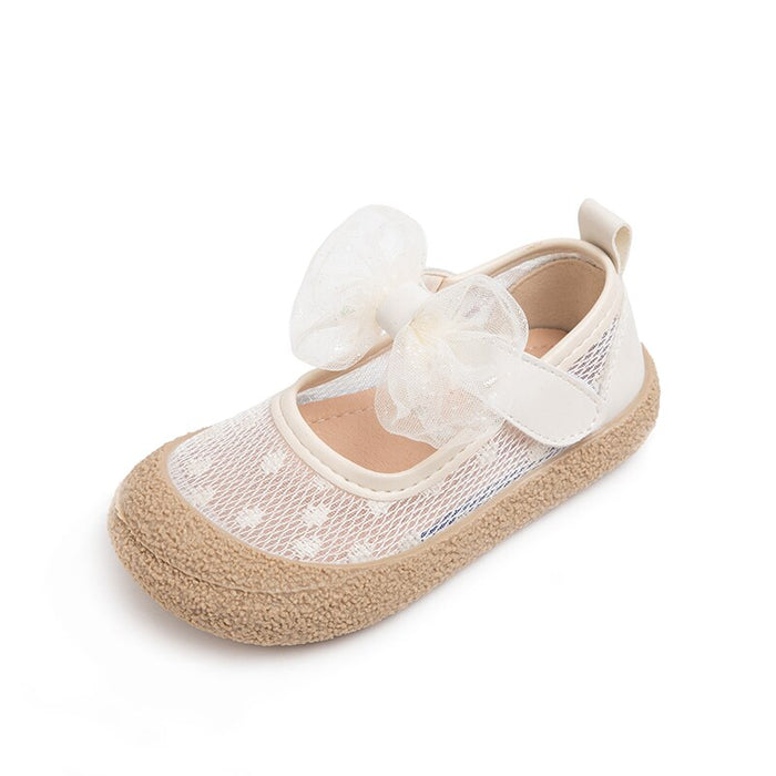 Bowknot Lace Anti Slippery Casual Shoes