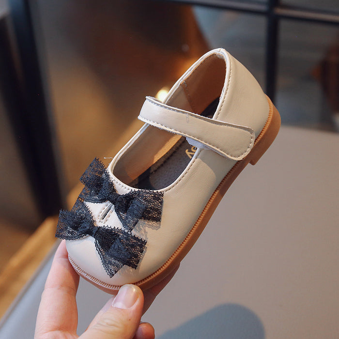 Lace Bowknot Princess Shoes