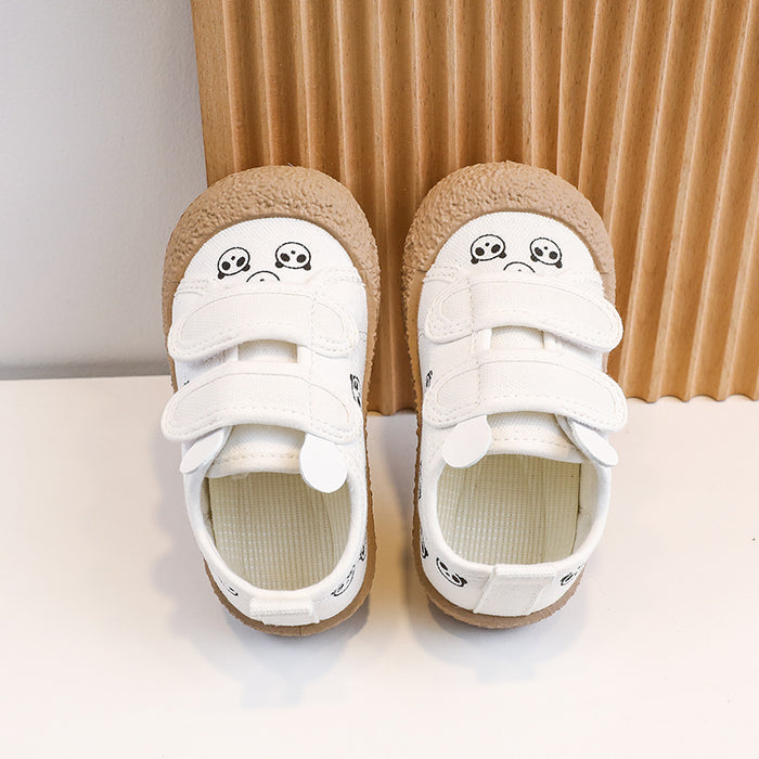 Cartoon Panda Print Children Casual Shoes