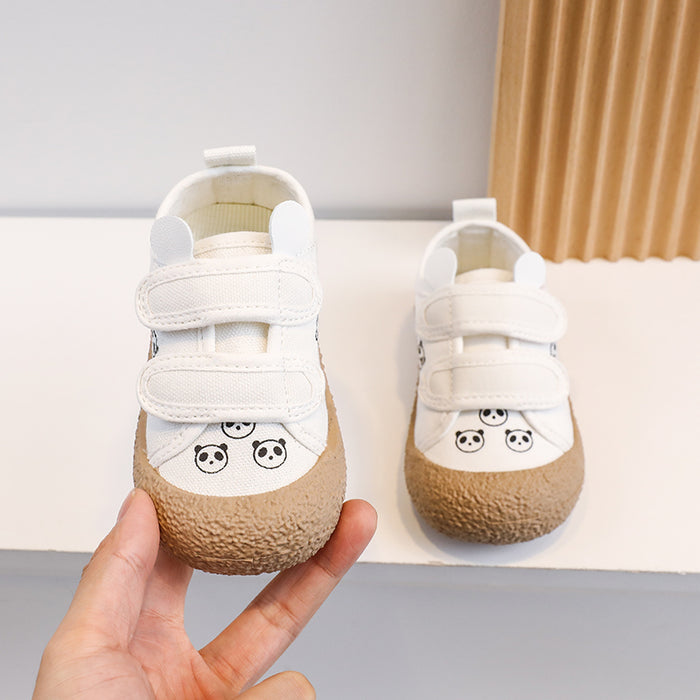 Cartoon Panda Print Children Casual Shoes