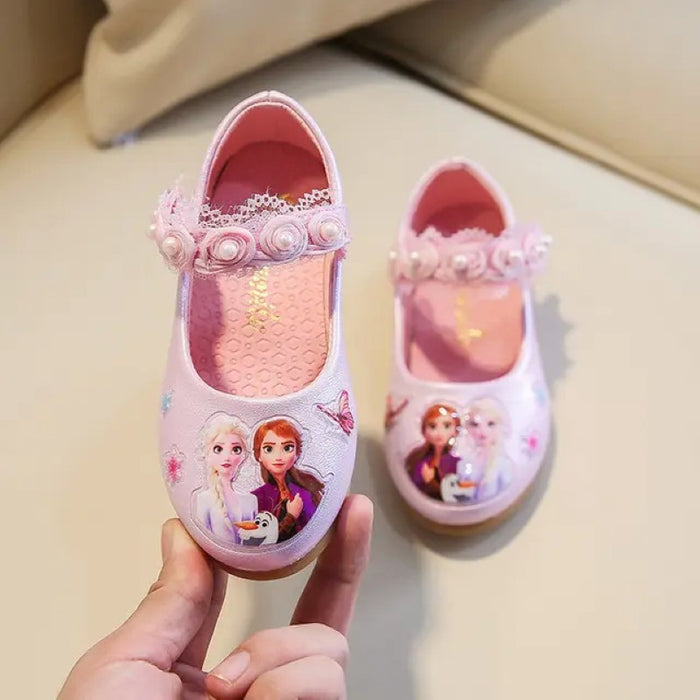 Princess Elsa Anna Pearly Latex Shoes