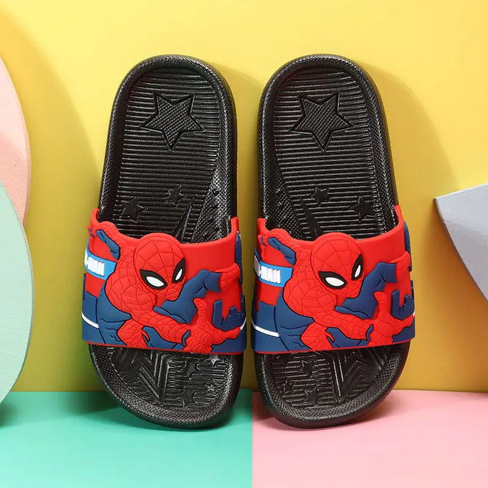 Spiderman Print Beach Slippers