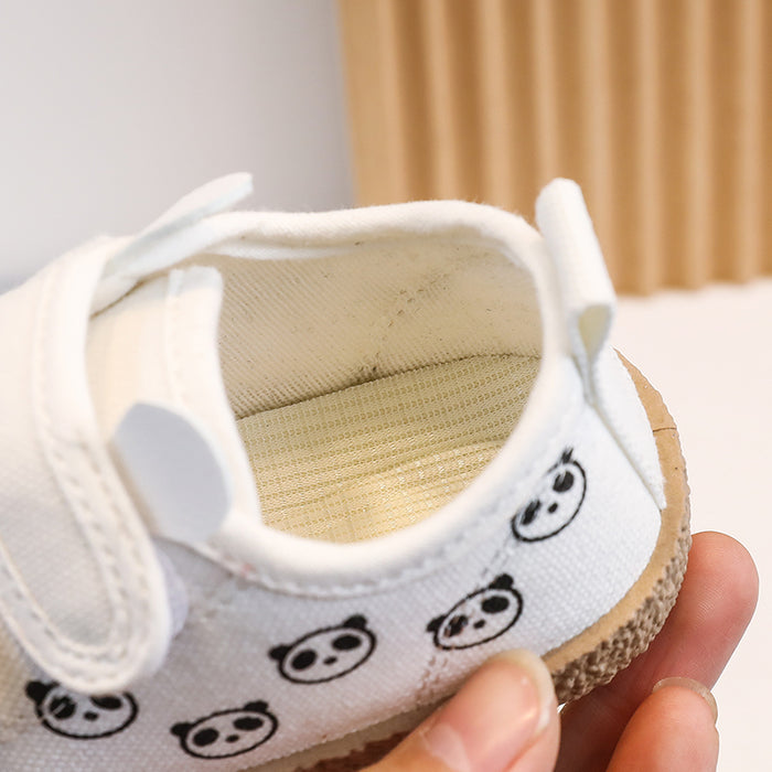 Cartoon Panda Print Children Casual Shoes