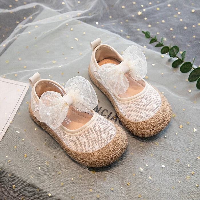 Bowknot Lace Anti Slippery Casual Shoes