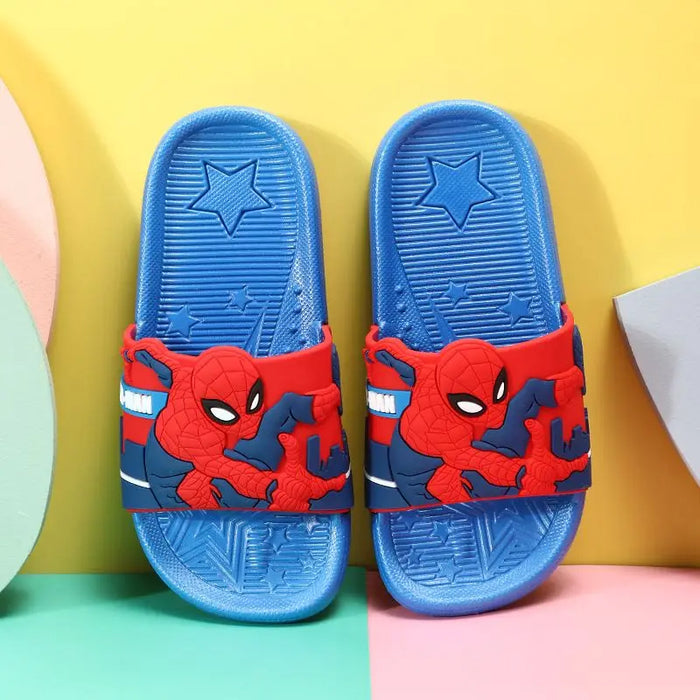 Spiderman Print Beach Slippers