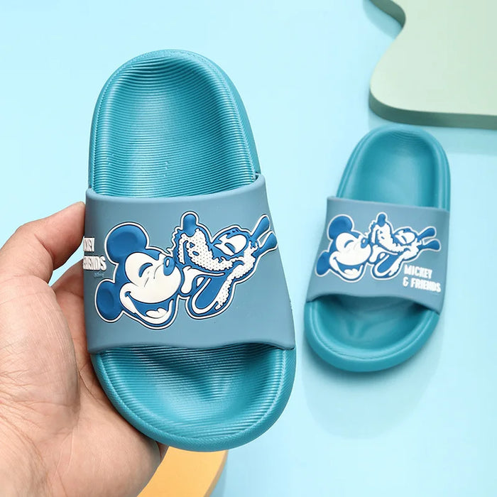 Mickey And Goofy Flat Slippers