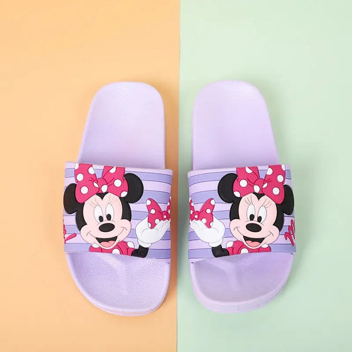 Summer Cartoon Minnie Mouse Open Slippers