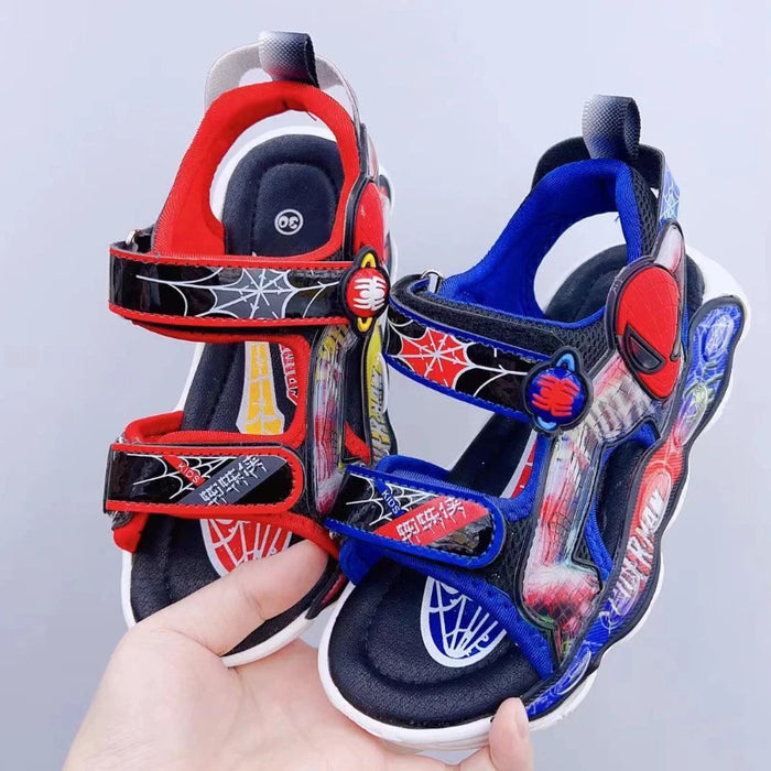 Ultra Light Sole Spiderman Led Running Sandals