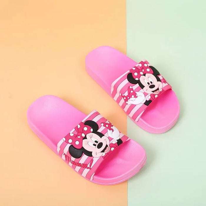 Summer Cartoon Minnie Mouse Open Slippers