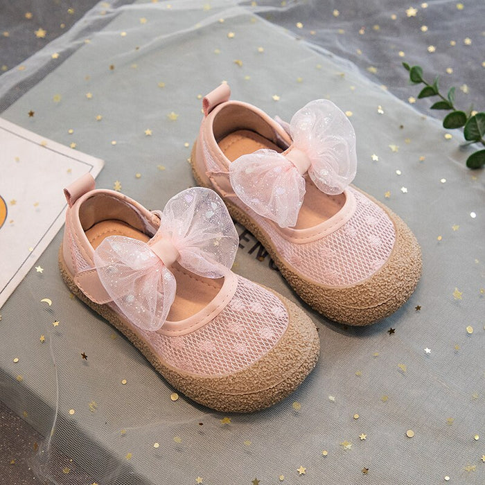 Bowknot Lace Anti Slippery Casual Shoes