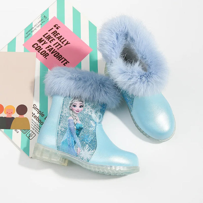 Frozen Elsa Glitter Frost Boots