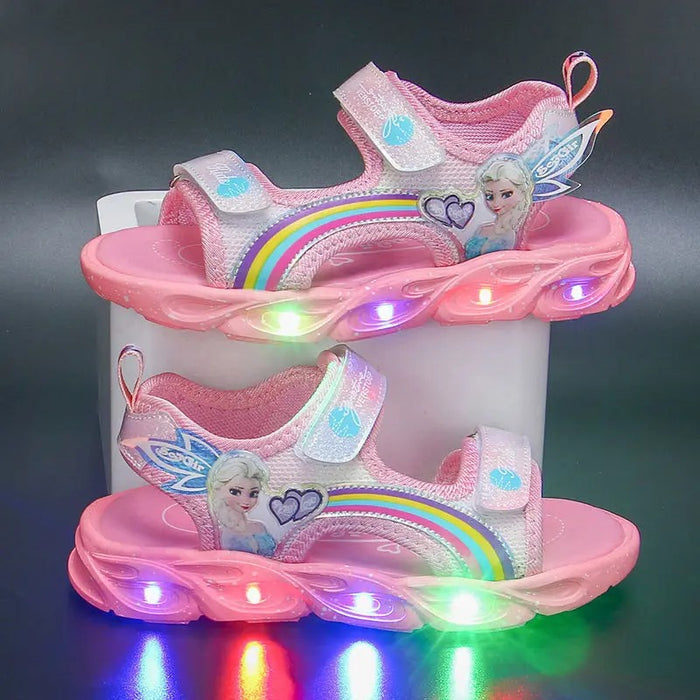 Princess Elsa LED Lights Sandals