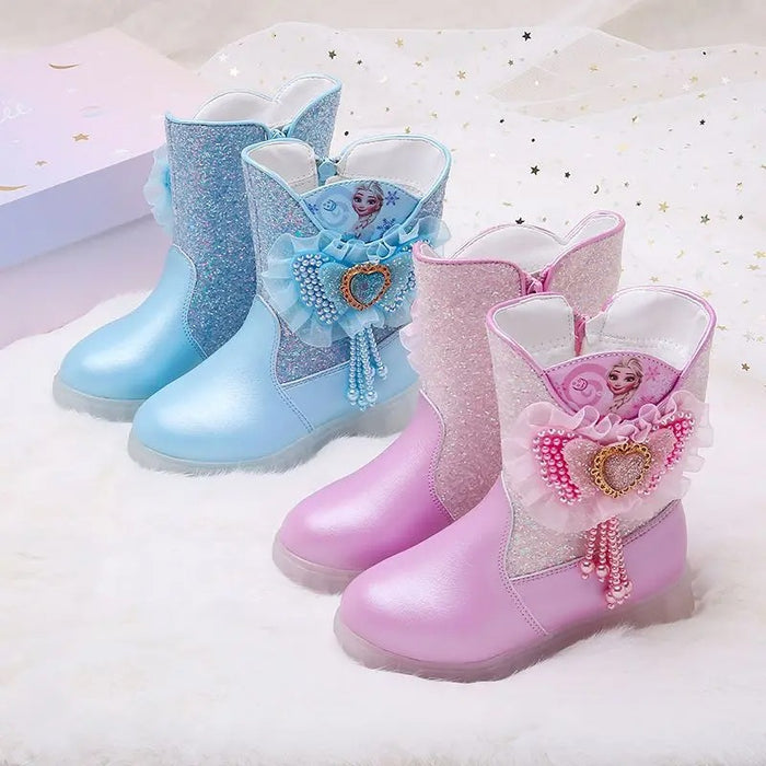 Frozen Elsa Autumn Winter Fashion Boots