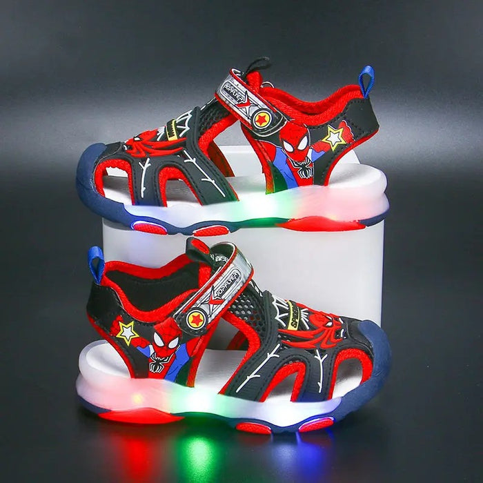 Spiderman Soft Sole LED Light Casual Sandal