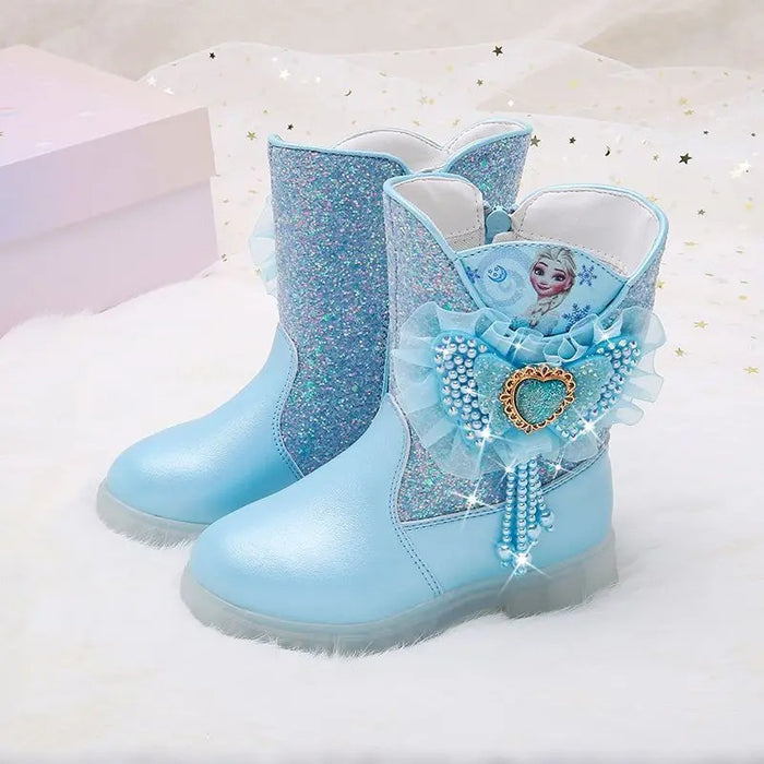 Frozen Elsa Autumn Winter Fashion Boots