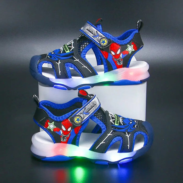 Spiderman Soft Sole LED Light Casual Sandal