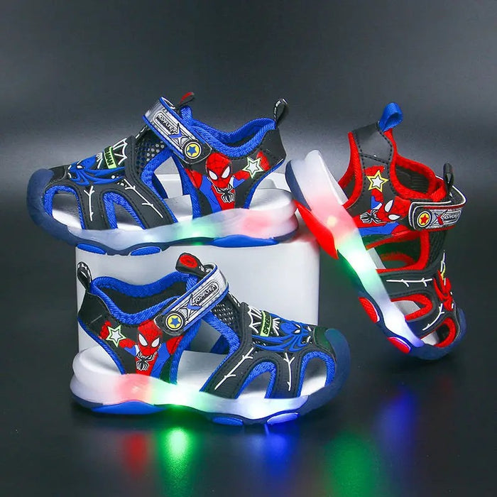 Spiderman Soft Sole LED Light Casual Sandal