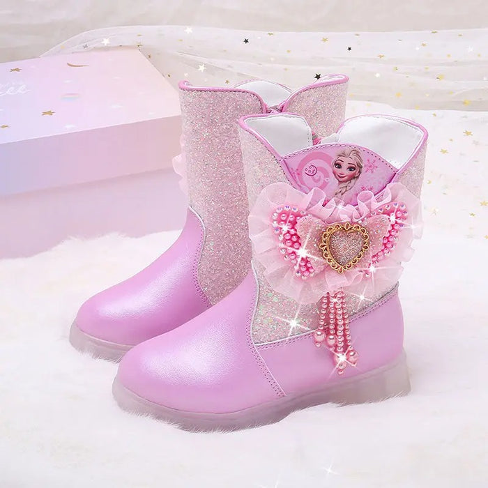 Frozen Elsa Autumn Winter Fashion Boots