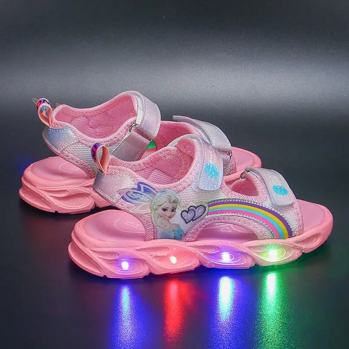 Princess Elsa LED Lights Sandals