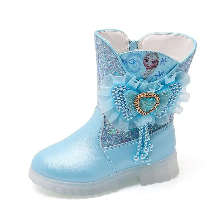 Frozen Elsa Autumn Winter Fashion Boots