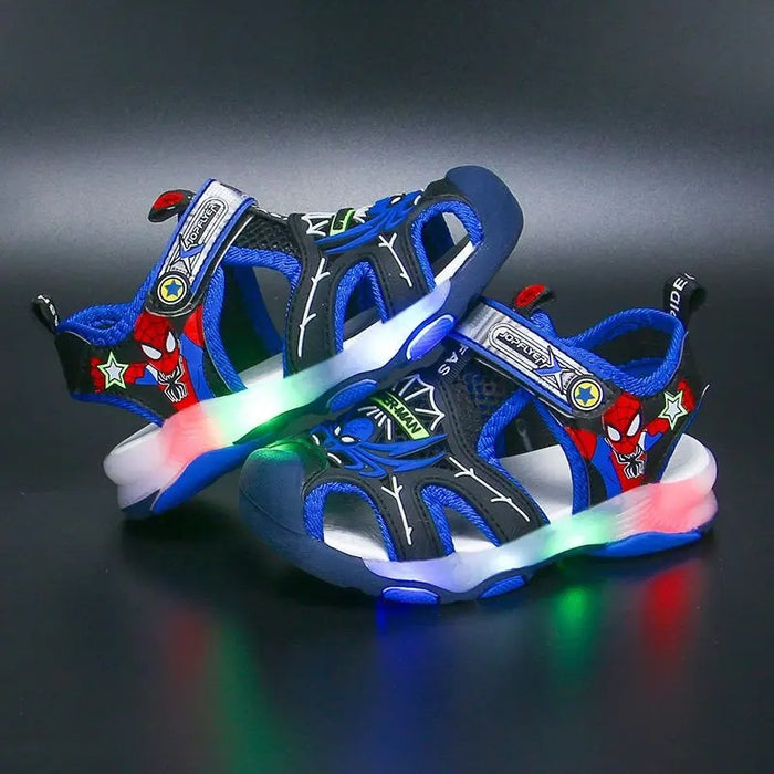 Spiderman Soft Sole LED Light Casual Sandal